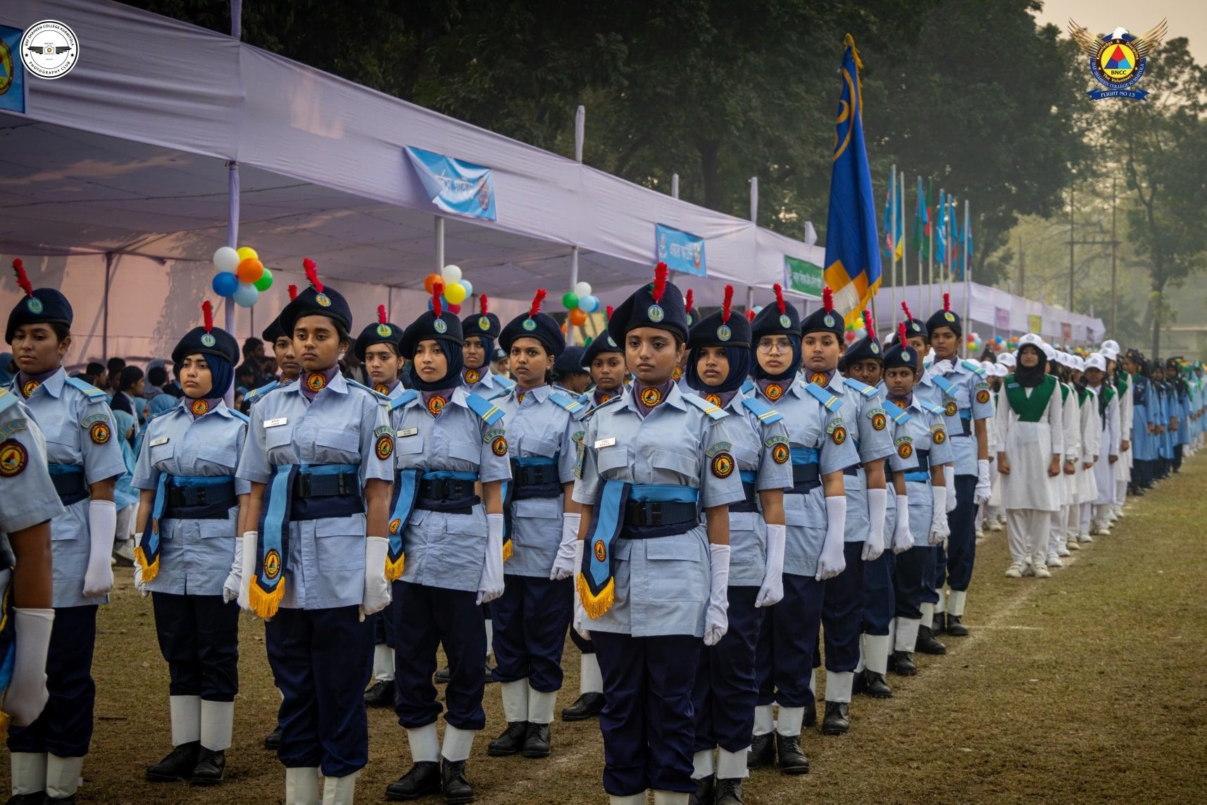 BNCC cadets at BAFSK